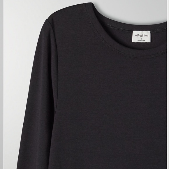 Aritzia Wilfred Free Black Dress Large NEW - Picture 2 of 3